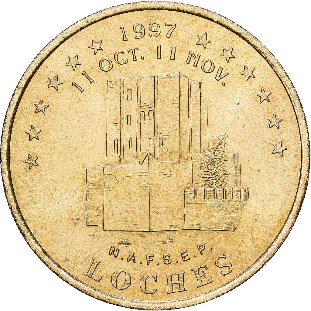 França, Euro, Tours et de Touraine - Loches, 1997, N/D, AU(55-58)