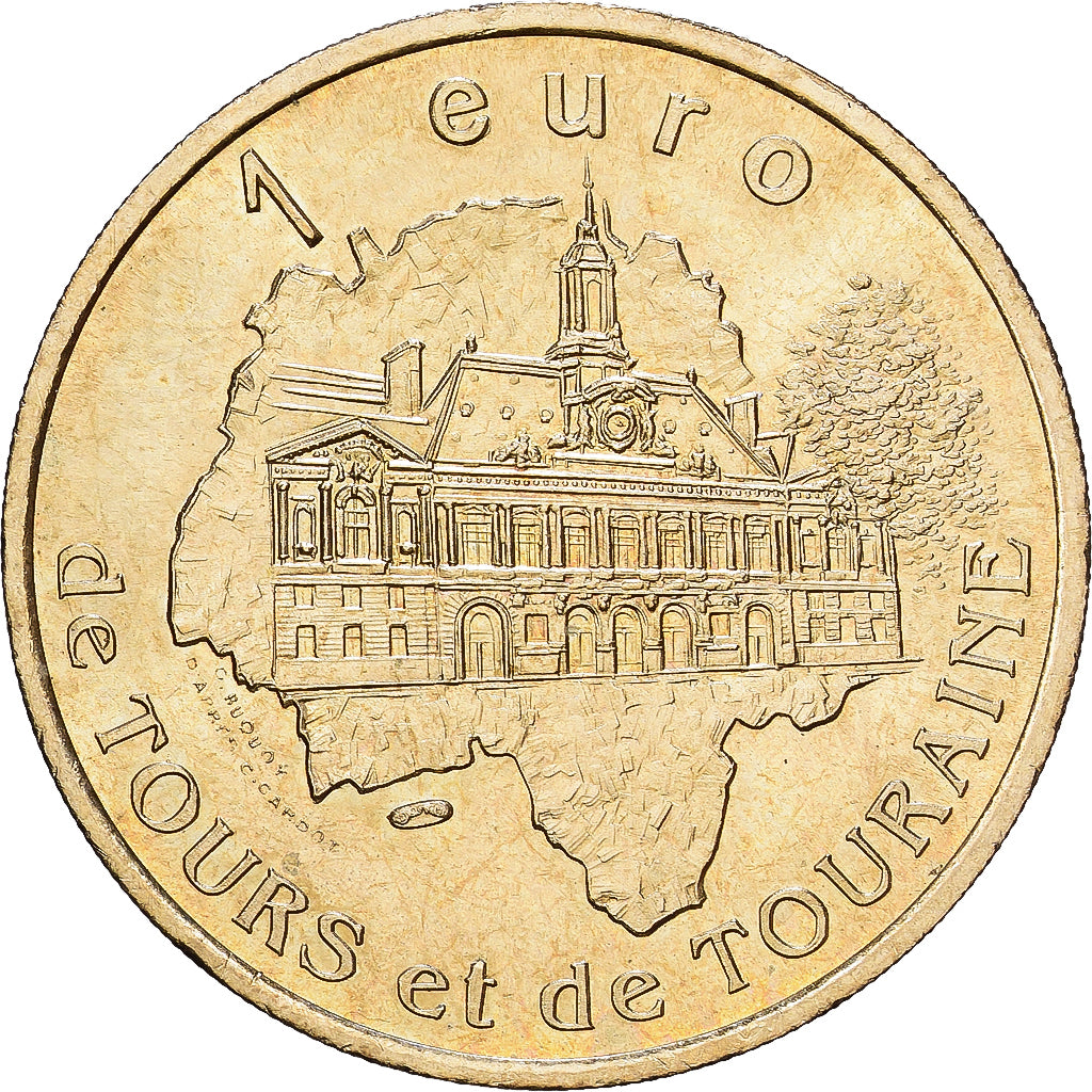 França, Euro, Tours et de Touraine - Loches, 1997, N/D, AU(55-58)