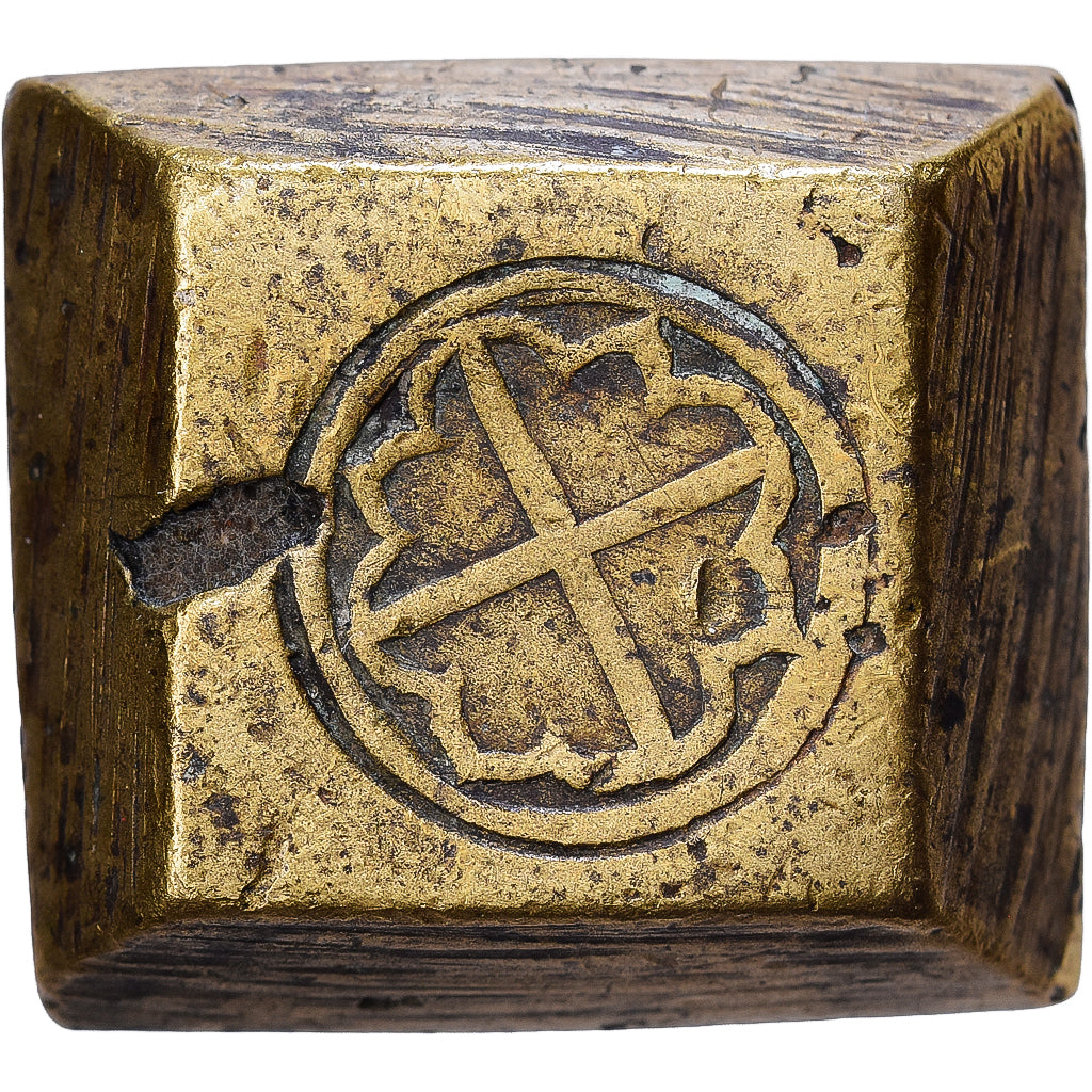 Espagne, Poids Monétaire, 8 Escudos, Laiton, TTB
