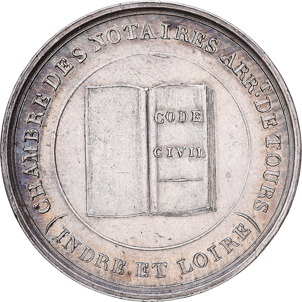 Frankrijk, Token, Notaires de l'Arrondissement de Tours, Zilver, Chamoin, PR