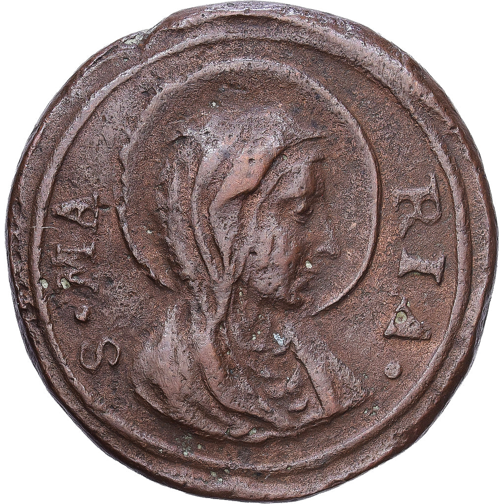 Principato vescovile di Liegi, medaglia, Saint Lambert - Sainte Marie, Rame, BB