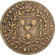 France, Token, TOURAINE - NOBLESSE ET VILLES , Julian Chaloppin, maire de Tours