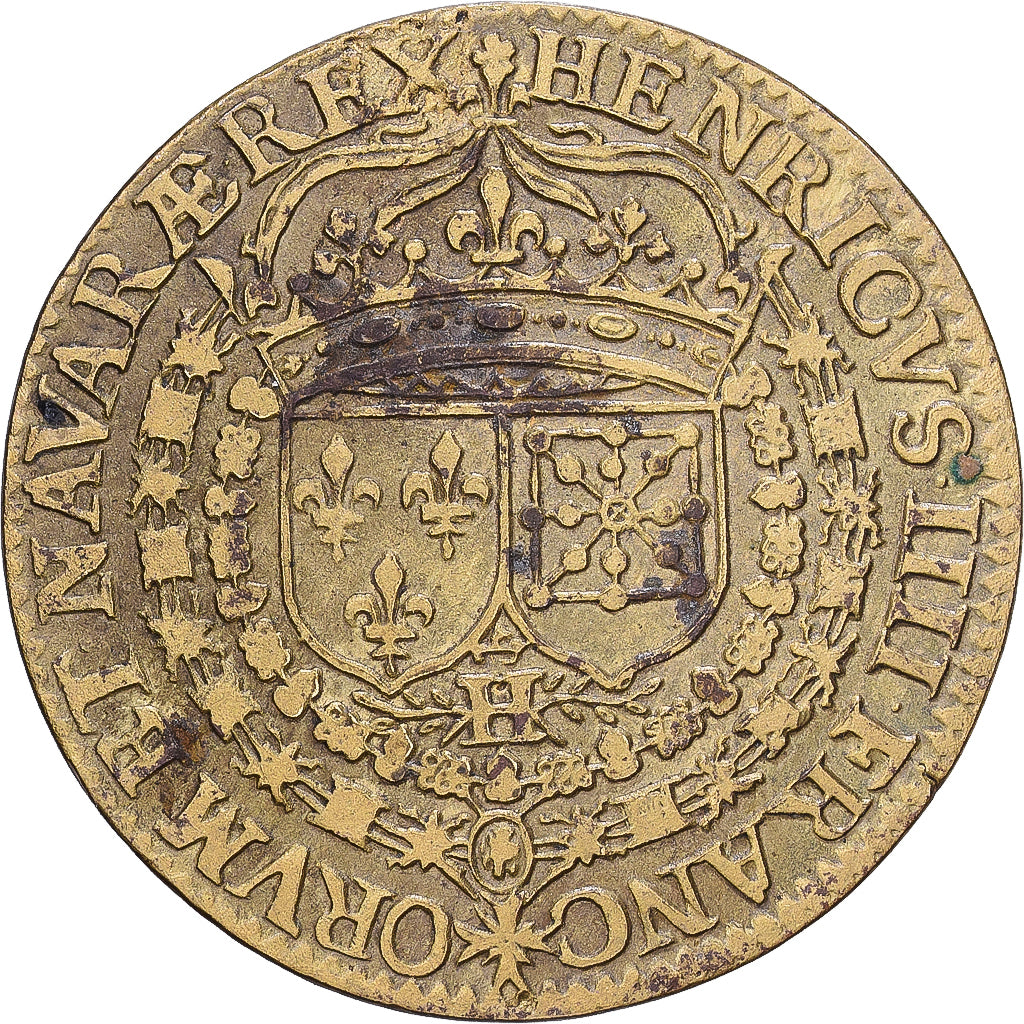 Francia, zeton, Henri III, BLOIS ET LE BLAISOIS - NOBLESSE ET VILLES, Maison