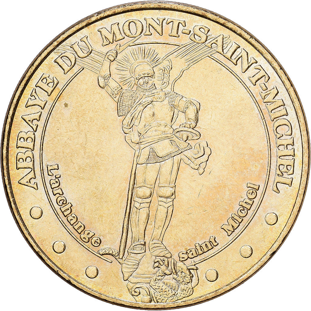 Frankrijk, Token, Abbaye du Mont Saint-Michel, 2008, Copper-nickel Aluminium