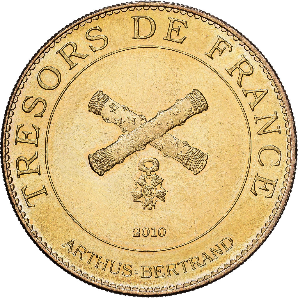 França, Token, Champrepus - Le zoo - maki catta, 2010, Cuproníquel Alumínio