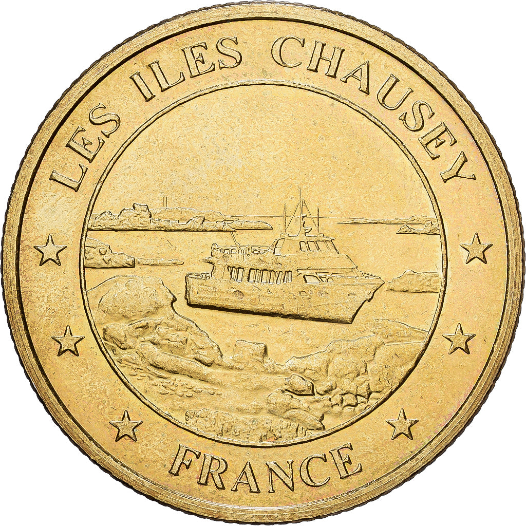Frankrijk, Token, Les Iles Chausey, Copper-nickel Aluminium, Médailles et
