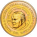 Vatican, Médaille, 50 C, Essai-Trial Jean Paul II, 2003, Cupronickel doré, FDC