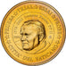 CITTÀ DEL VATICANO, medaglia, 10 C, Essai-Trial Jean Paul II, 2003, Doratura in