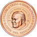 CIDADE DO VATICANO, medalha, 2 C, Essai-Trial Jean Paul II, 2003, Cobre