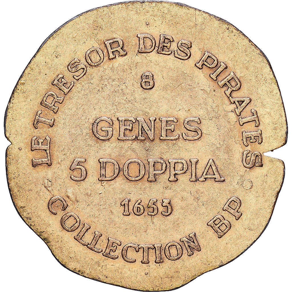 Frankrijk, Token, Collection BP, 5 Doppia, Koper, ZF