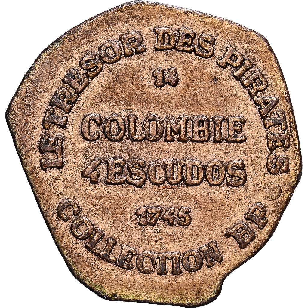 Francia, zeton, Collection BP, 4 Escudos, Cobre, EBC