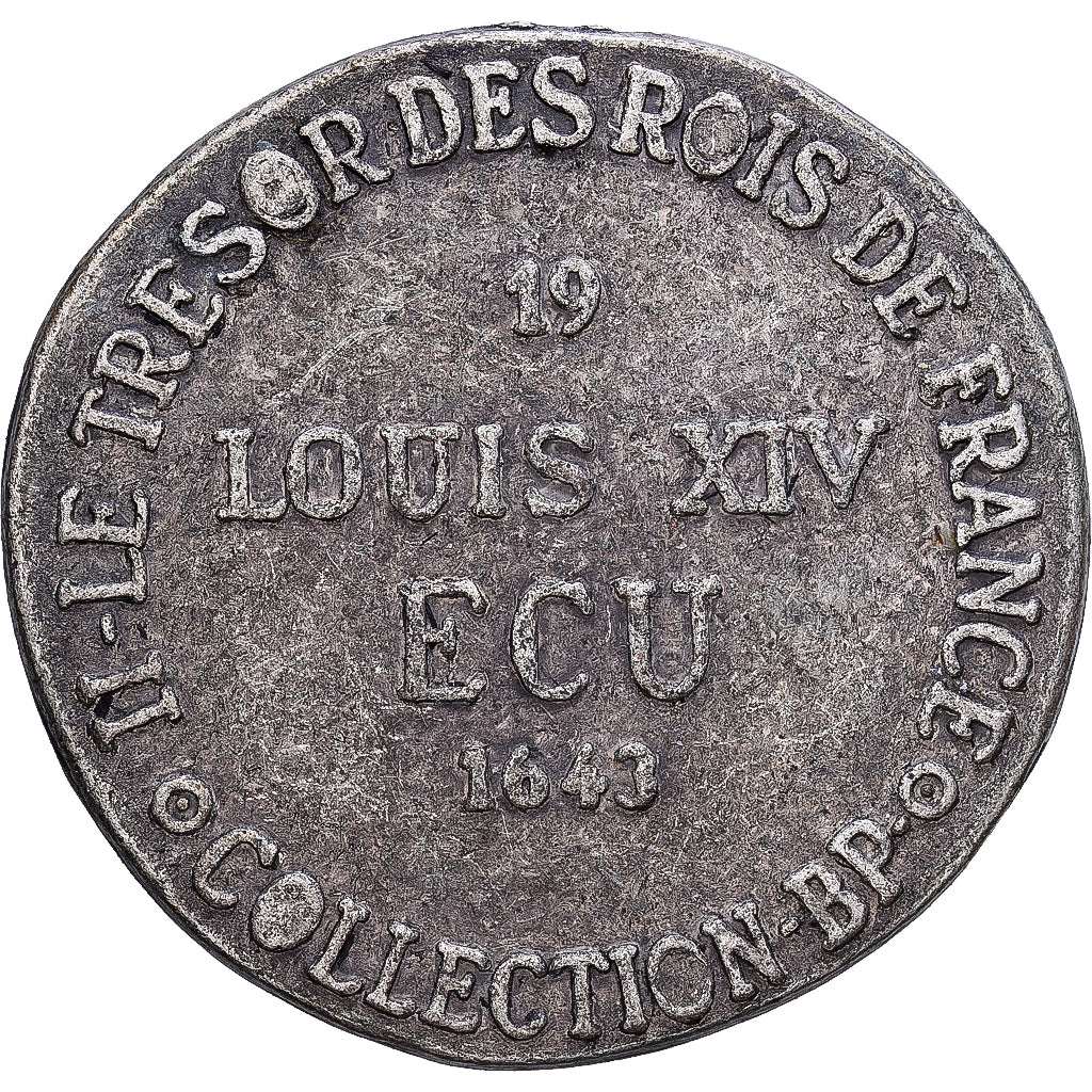 Francja, Token, Collection BP, Ecu Louis XIV, Zamak, AU(50-53)