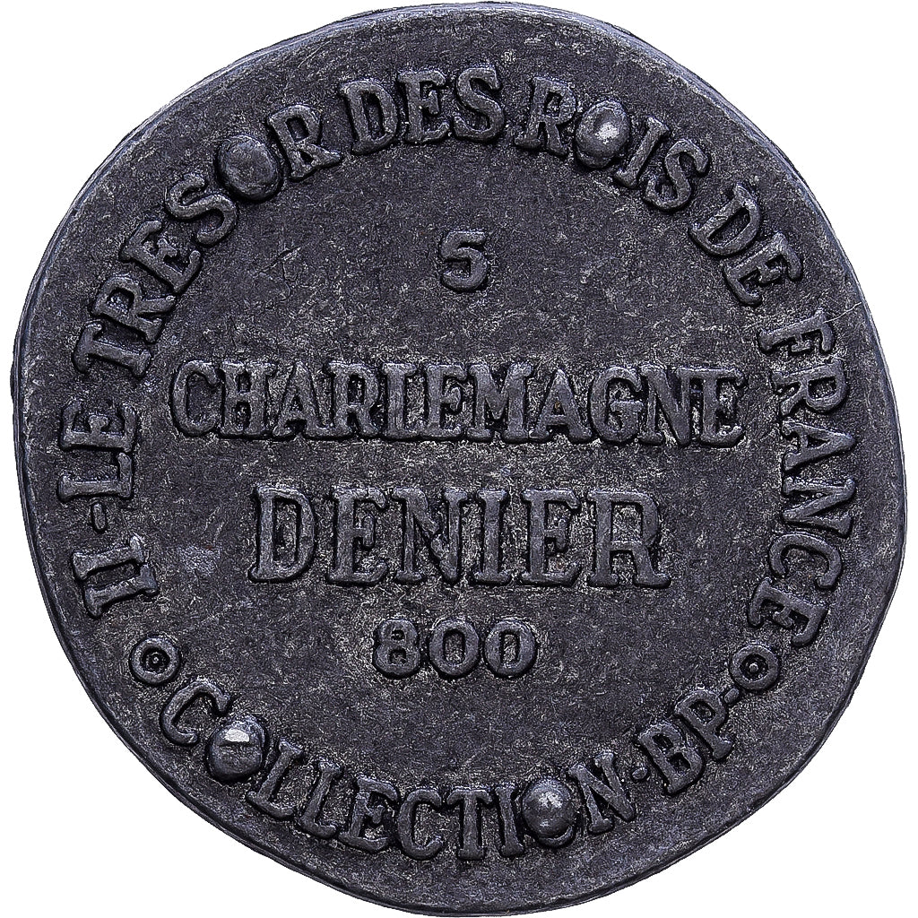 Francja, Token, Collection BP, Denier de Charlemagne, Zamak, AU(55-58)