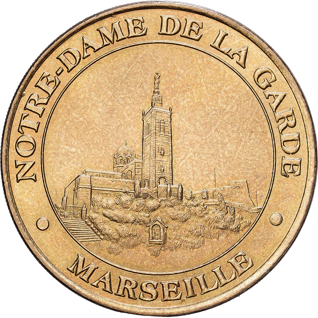 Francja, Token, Notre-Dame de la Garde, 2002, Miedzionikiel Aluminium, MDP