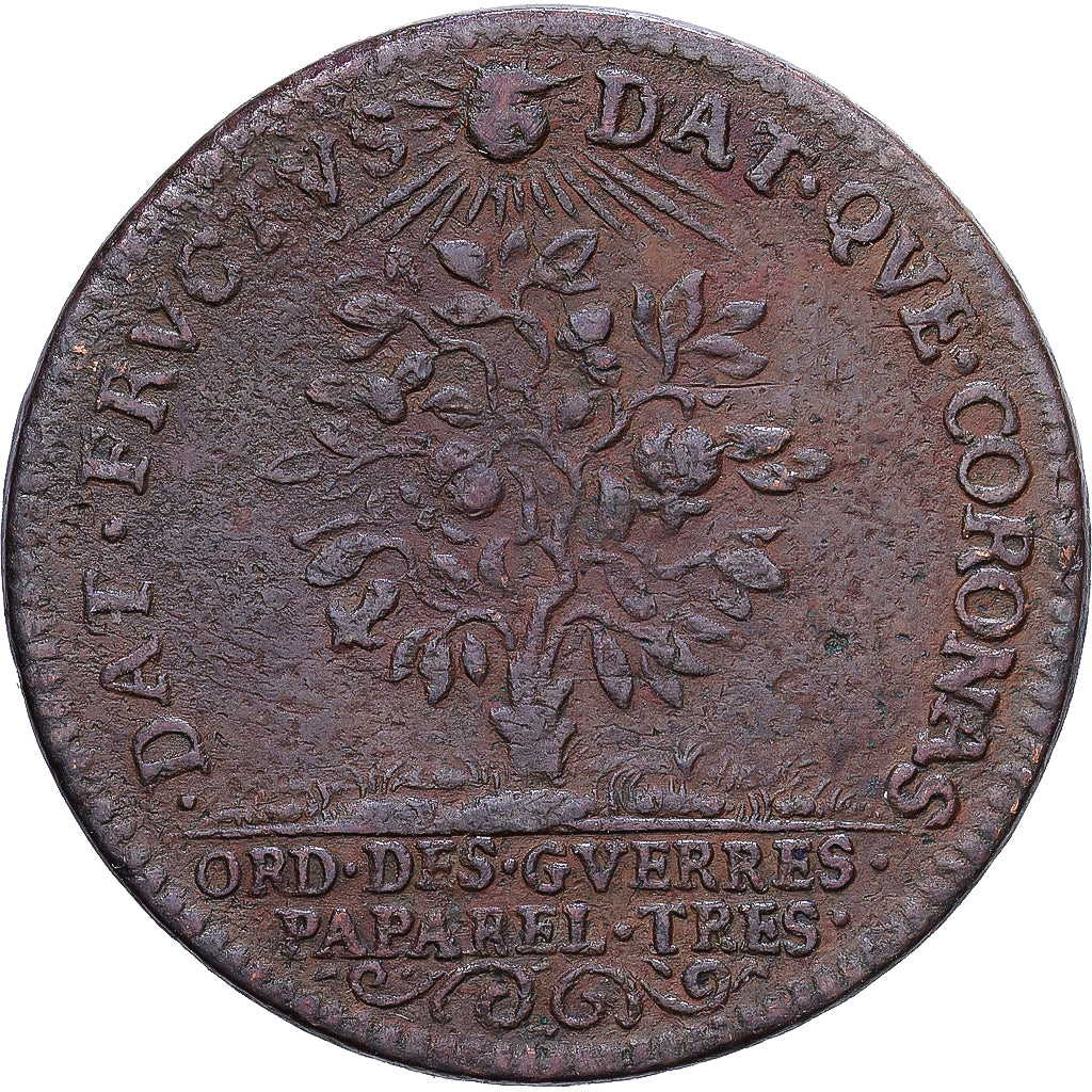 Frankrijk, Token, Ordinaire des Guerres, Paparel Trésorier, n.d., Koper, FR