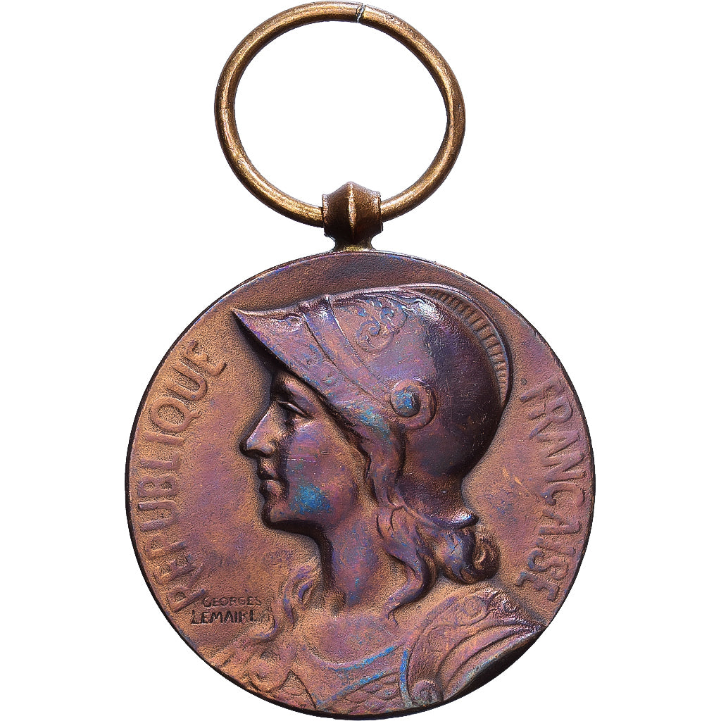 Francia, Aux Défenseurs de la Patrie, WAR, medalla, 1870-1871, Muy buen estado