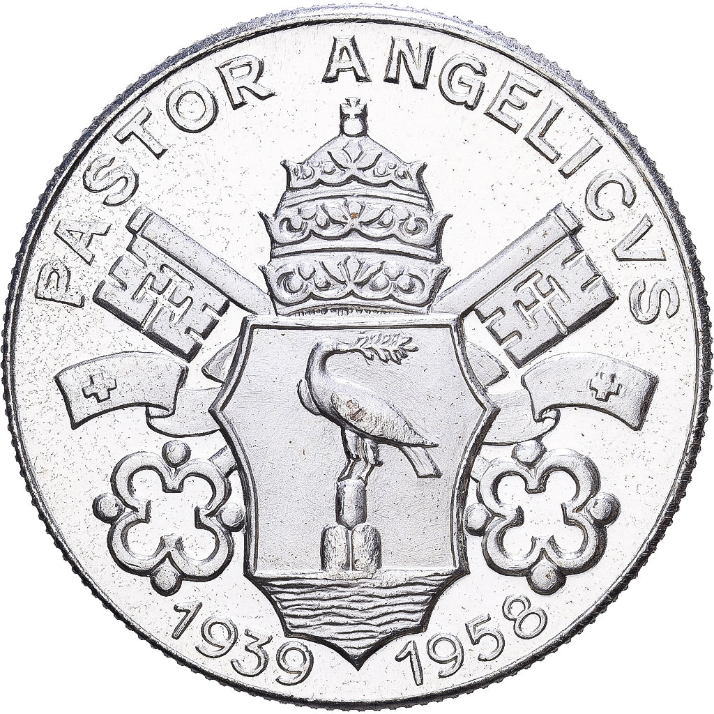 CIDADE DO VATICANO, medalha, Le Pape Pie XII, Cobre Revestido a Prata, MS(63)
