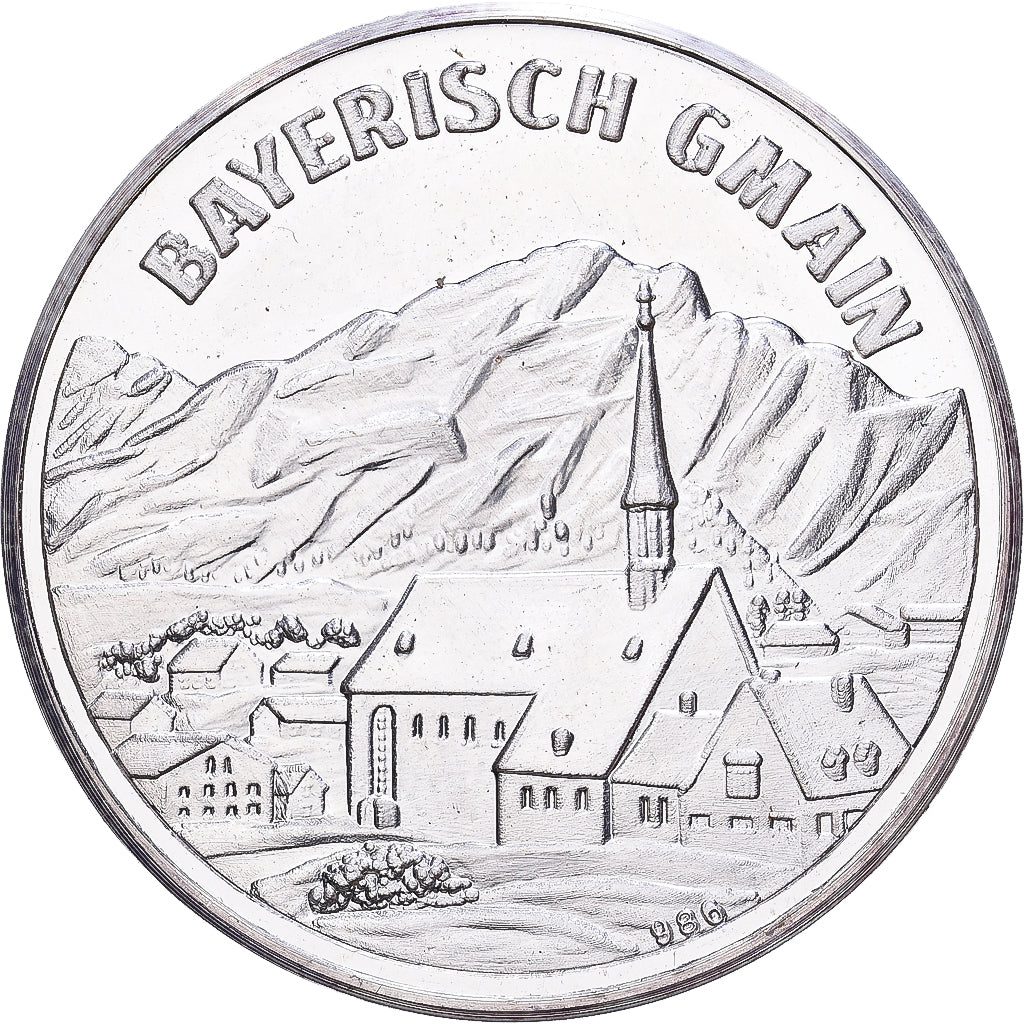Alemanha, medalha, Bayerisch Gmain, Prata, MS(63)