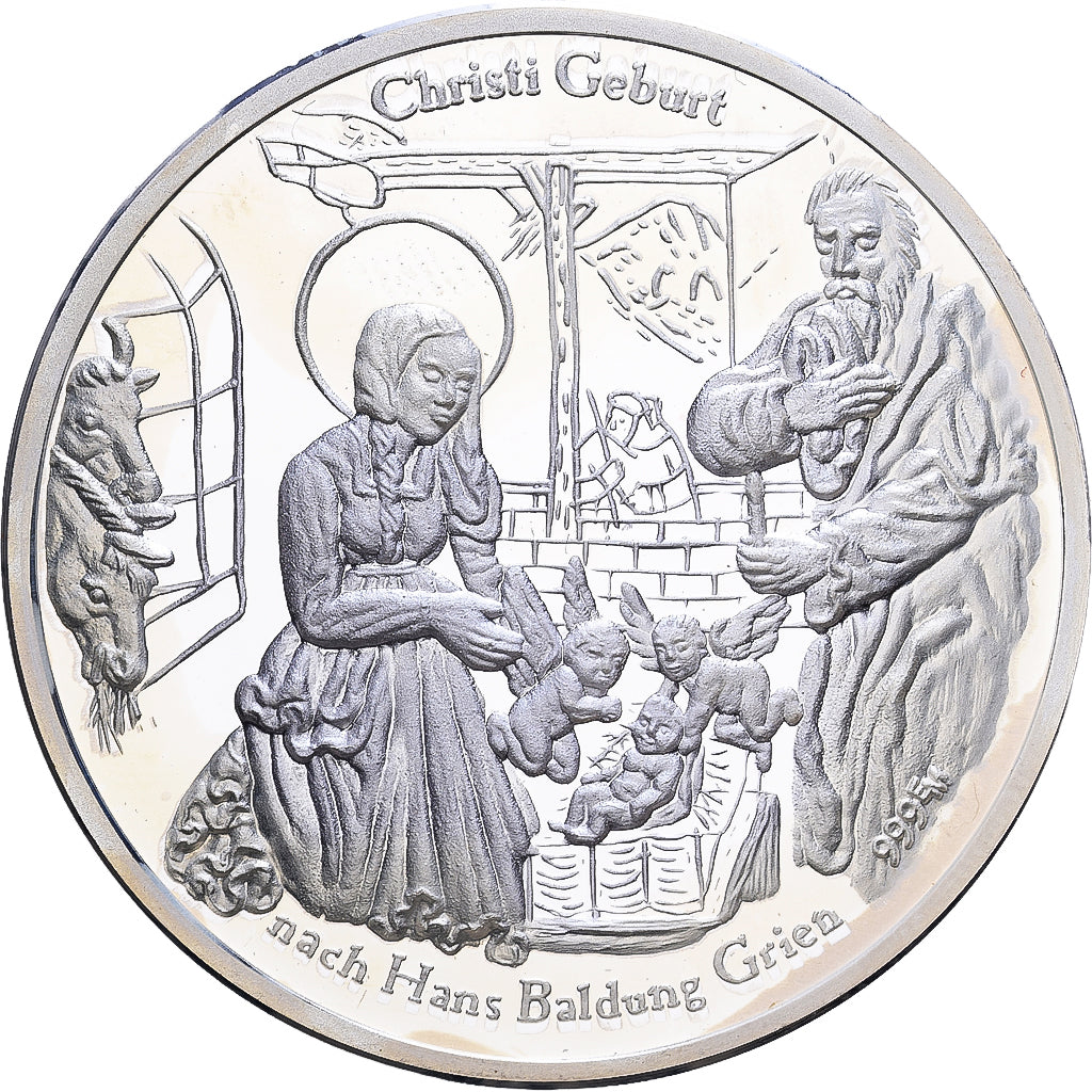 Alemanha, medalha, Höxter Kloster Corvey, 1986, Prata, MS(65-70)