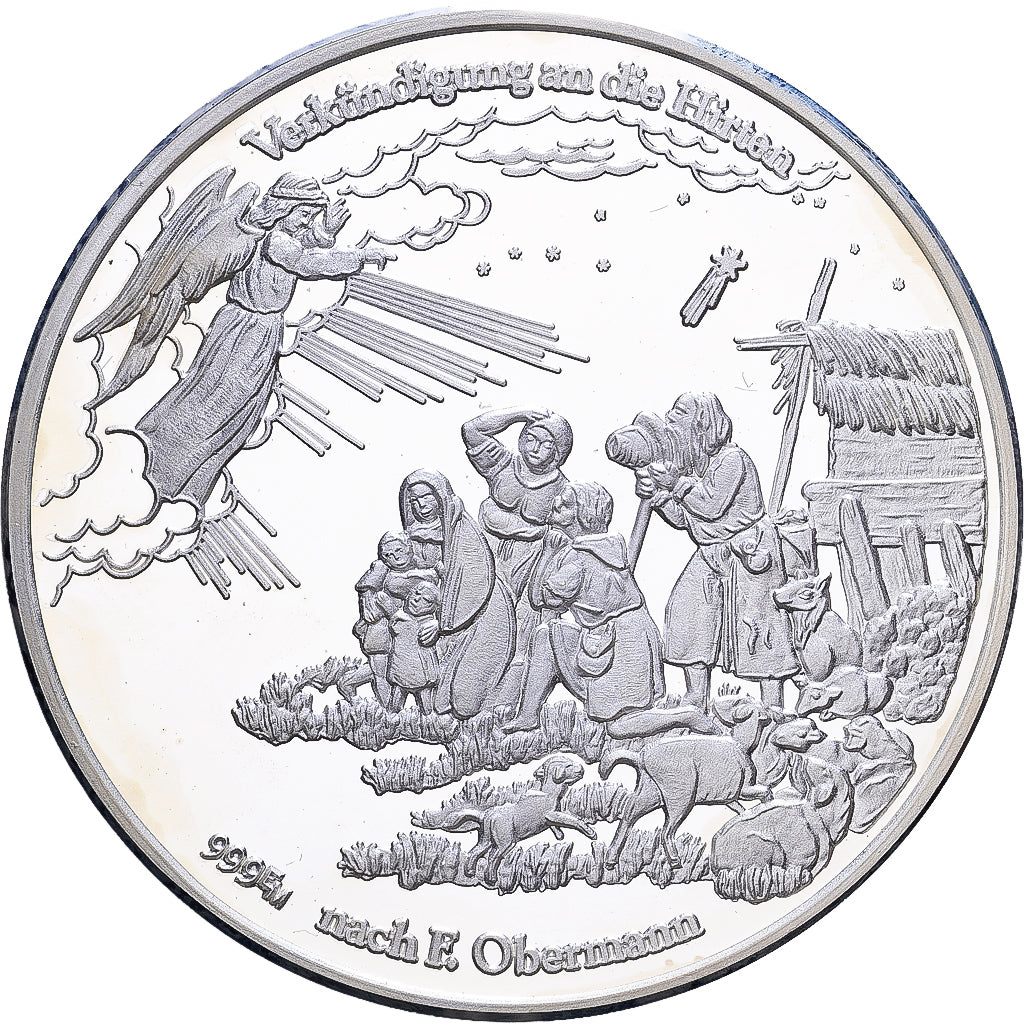 Alemanha, medalha, Abteikirche MarienMünster, 1987, Prata, MS(65-70)