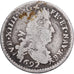 France, Louis XIV, 4 Sols 2 Deniers, 4 Sols aux 2 L, 1692, Troyes, Argent, B+
