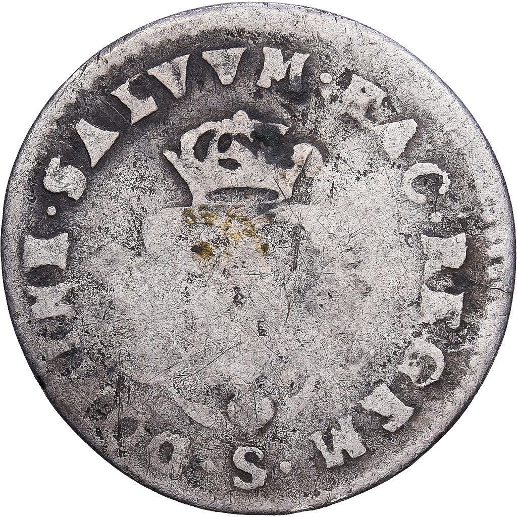 France, Louis XIV, 4 Sols 2 Deniers, 4 Sols aux 2 L, 1692, Troyes, Argent, B+