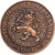 Paesi Bassi, 2-1/2 Cent, 1881, Bronzo, BB, KM:108