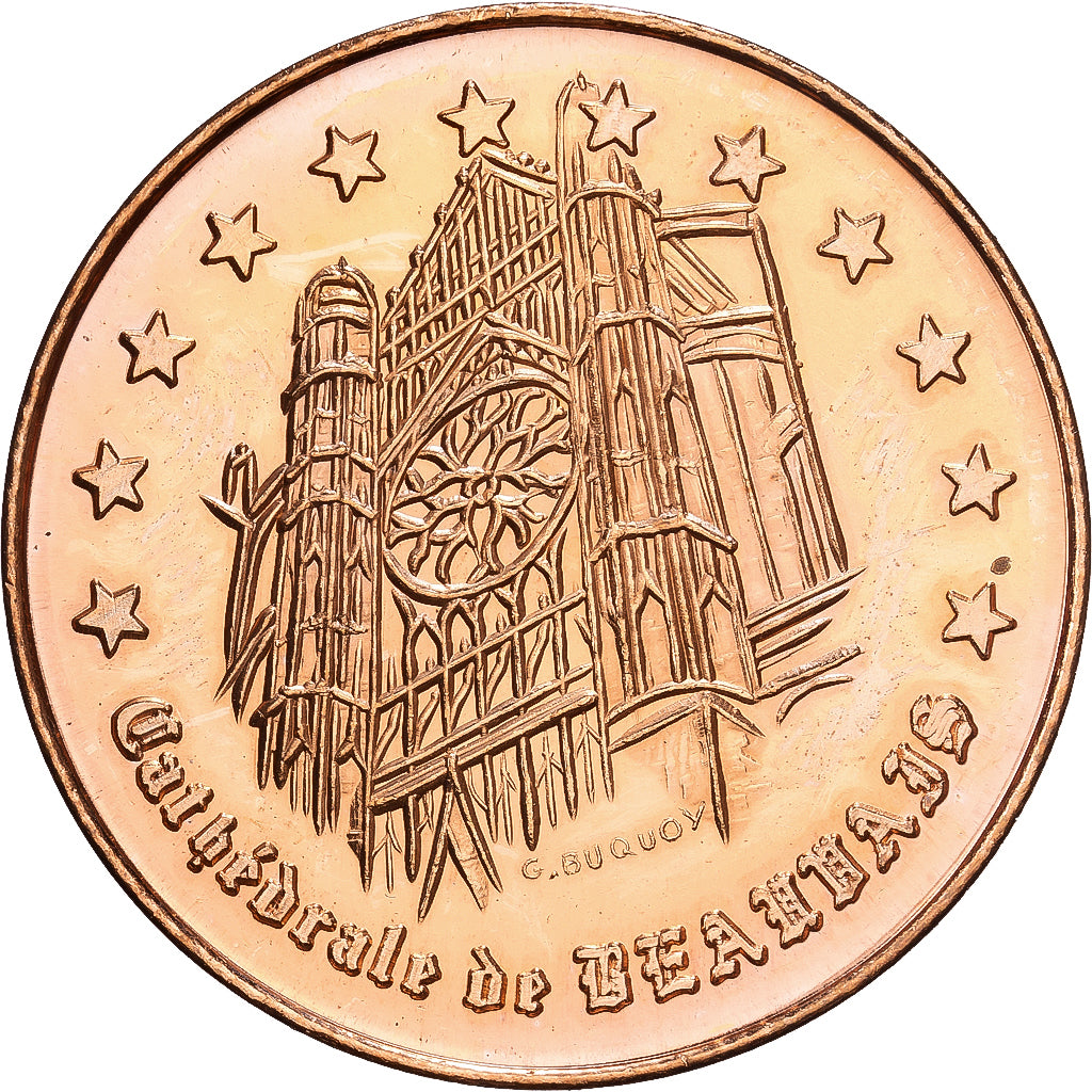 França, Euro, Beauvais, 1997, Cupronickel, MS(63)