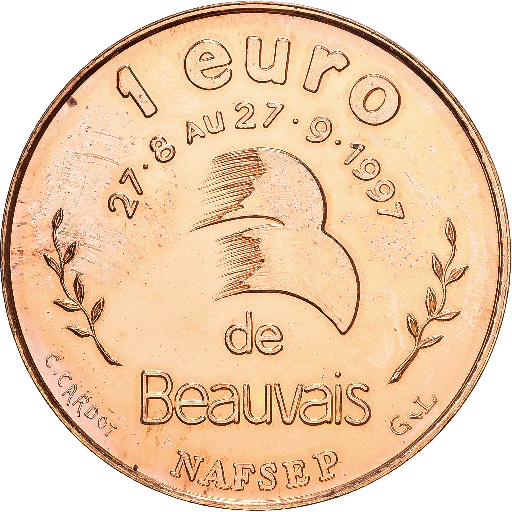 França, Euro, Beauvais, 1997, Cupronickel, MS(63)