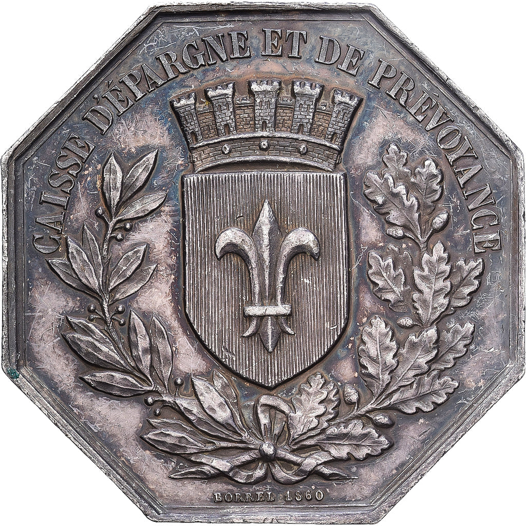 France, Jeton, Caisse d'épargne et de prévoyance de Lille, Argent, SUP