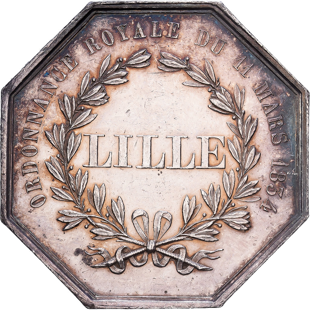 France, Jeton, Caisse d'épargne et de prévoyance de Lille, Argent, SUP