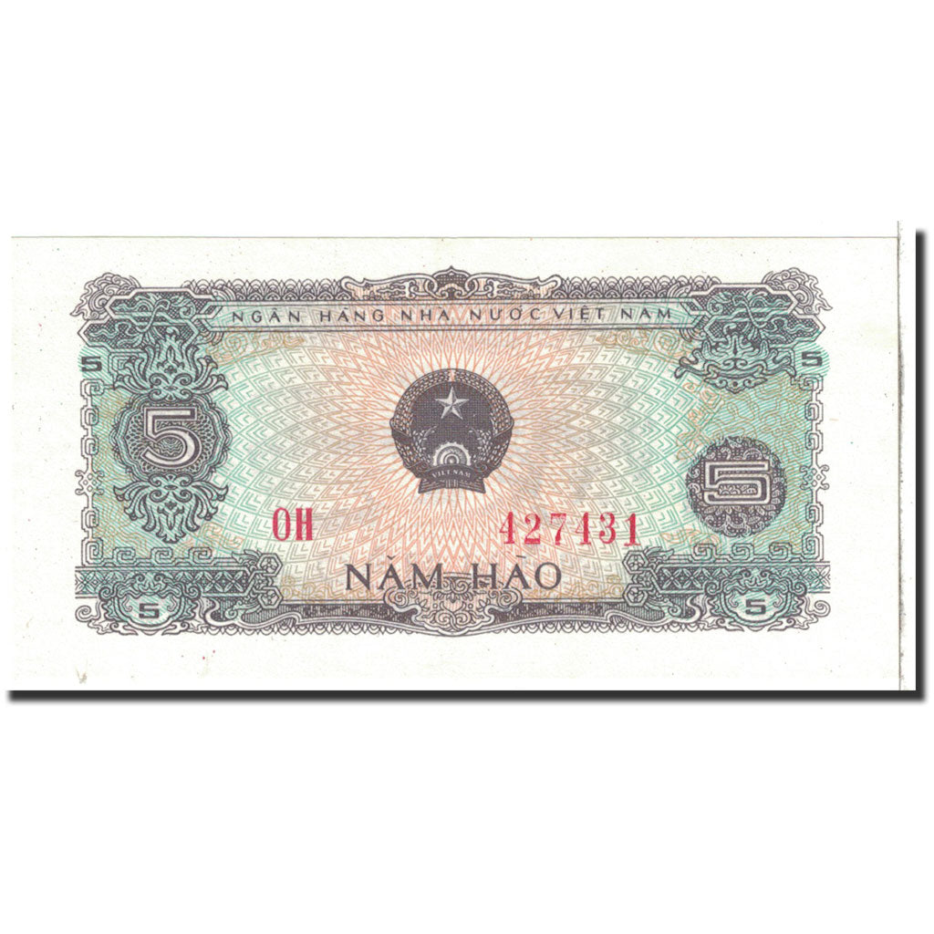 Banknote, Vietnam, 5 Hao, 1976, Undated, KM:79a, UNC(65-70)