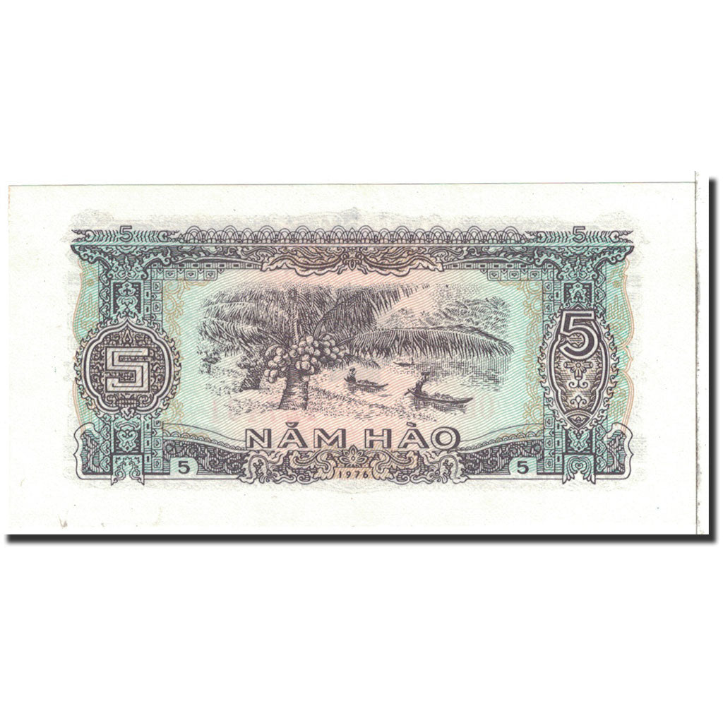 Banknote, Vietnam, 5 Hao, 1976, Undated, KM:79a, UNC(65-70)