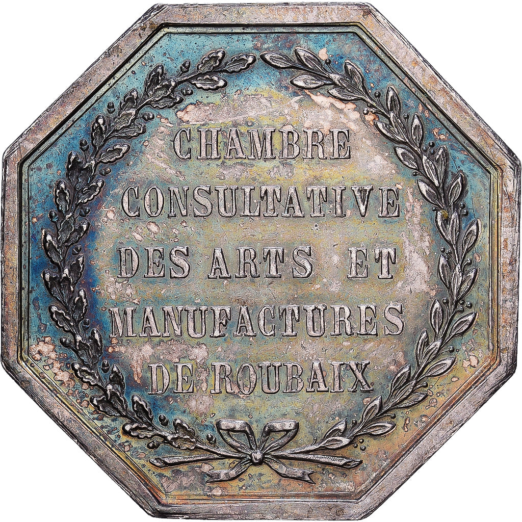 France, Jeton, Chambre Consultative des Arts et Manufactures de Roubaix, Argent