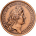 France, Médaille, Louis XIV, Prise de Douai, MDP, Bronze, SUP, Mauger, Refrappe