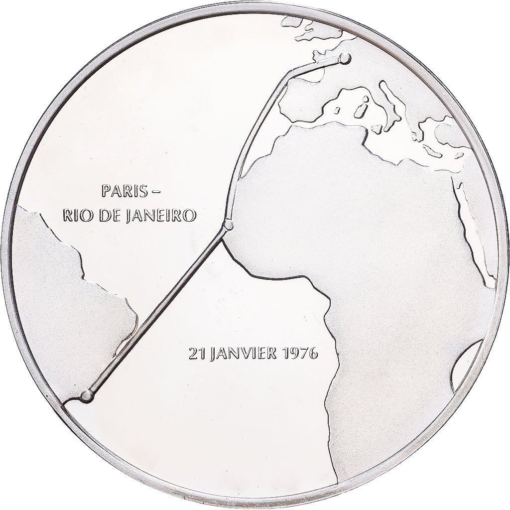 France, Médaille, Premier Vol Supersonique, Commercial, Paris-Rio, 1976