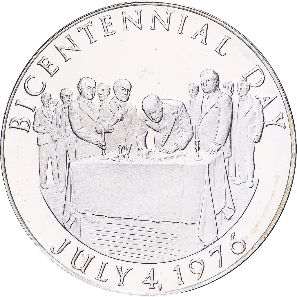 États-Unis, Médaille, Independance Day, Bicentennial Day, 1976, Argent, SPL+