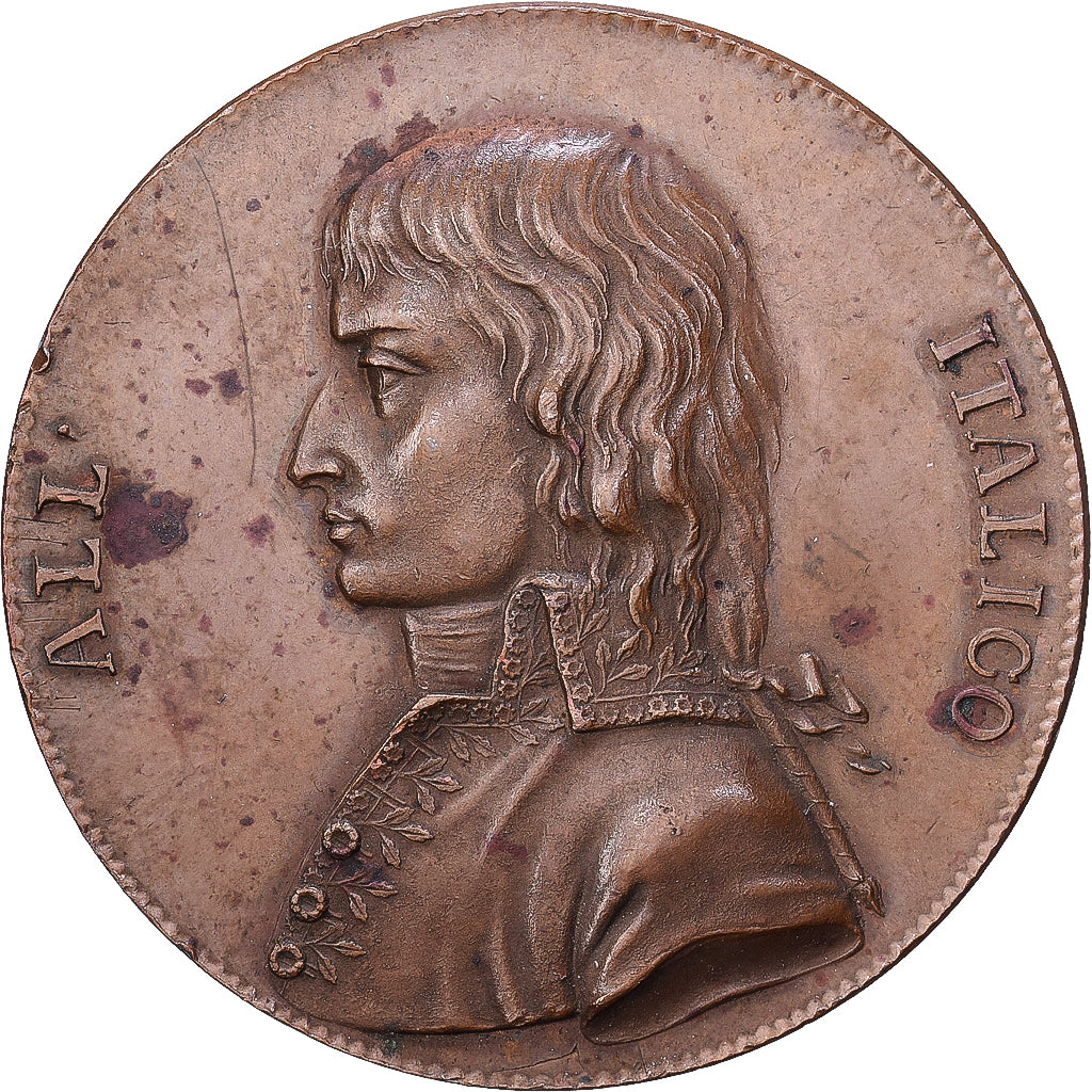 Italië, Medaille, Fondation de la République Cisalpine, 1797, Bronzen