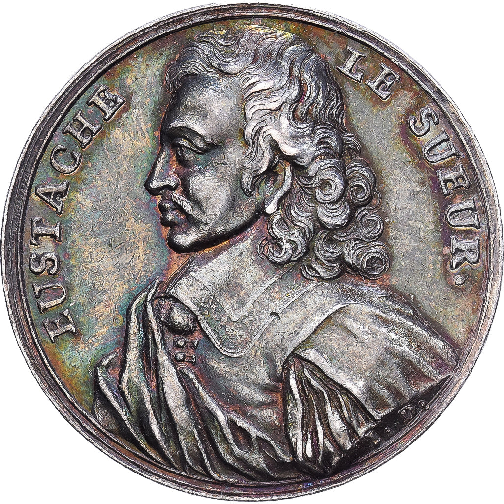 France, Médaille, Eustache le Sueur,, 1655, Argent, SUP