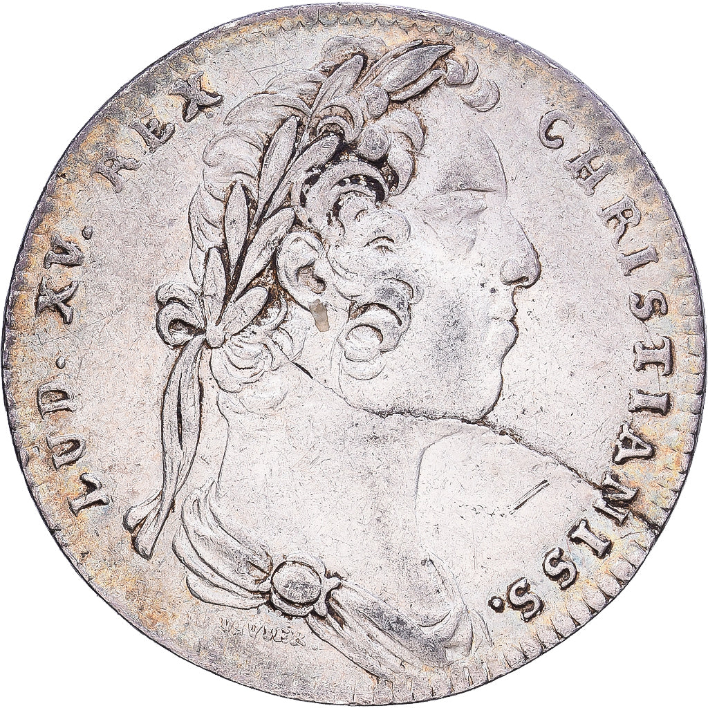 Francia, zeton, Louis XV, États de Bretagne, Rennes, 1732, Plata, MBC