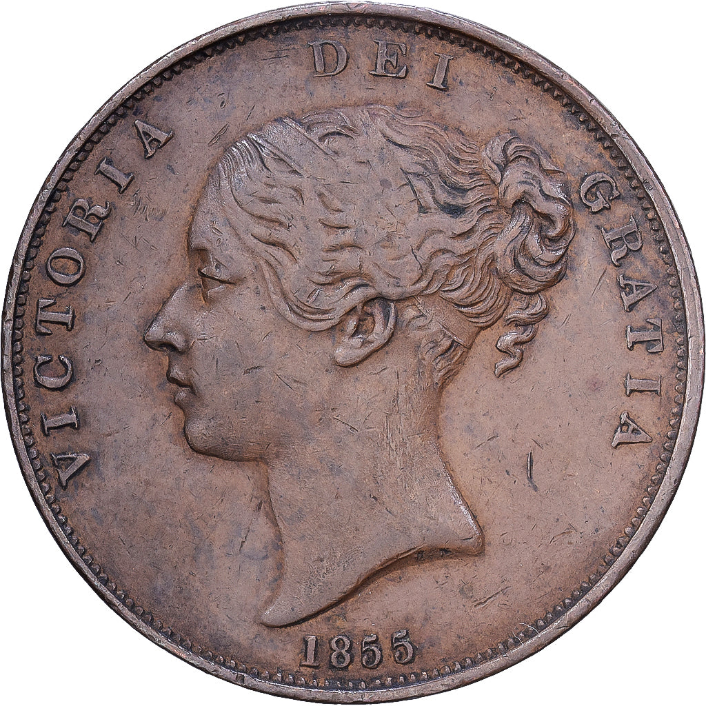 Großbritannien, Victoria, Penny, 1855, Kupfer, SS