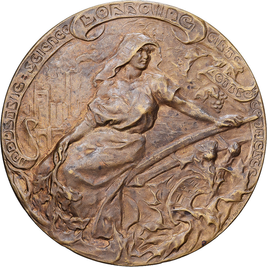 Frankreich, Medaille, INDUSTRIE. SCIENCE - LORRAINE - ARTS - LETTRE - COMMERCE