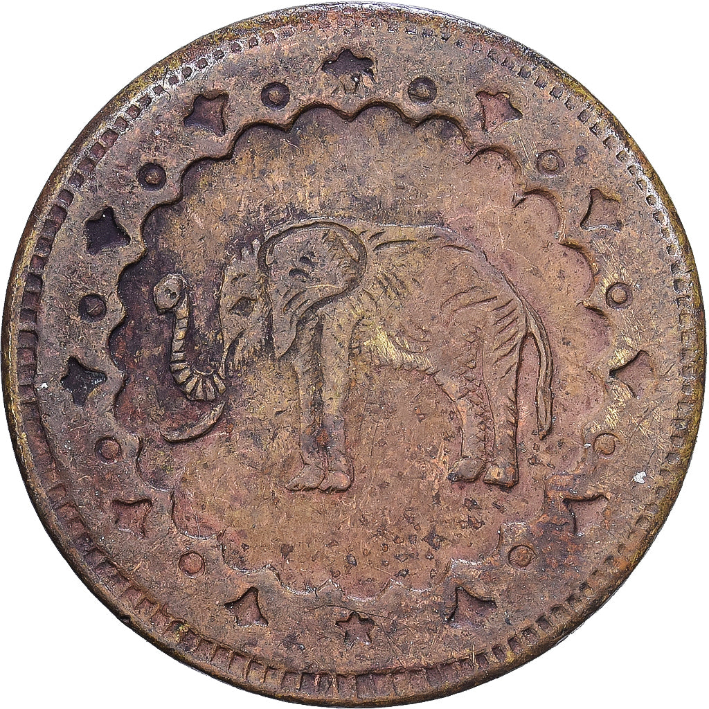Frankreich, A Consommer, 20 Centimes, Eléphant, S+, Messing