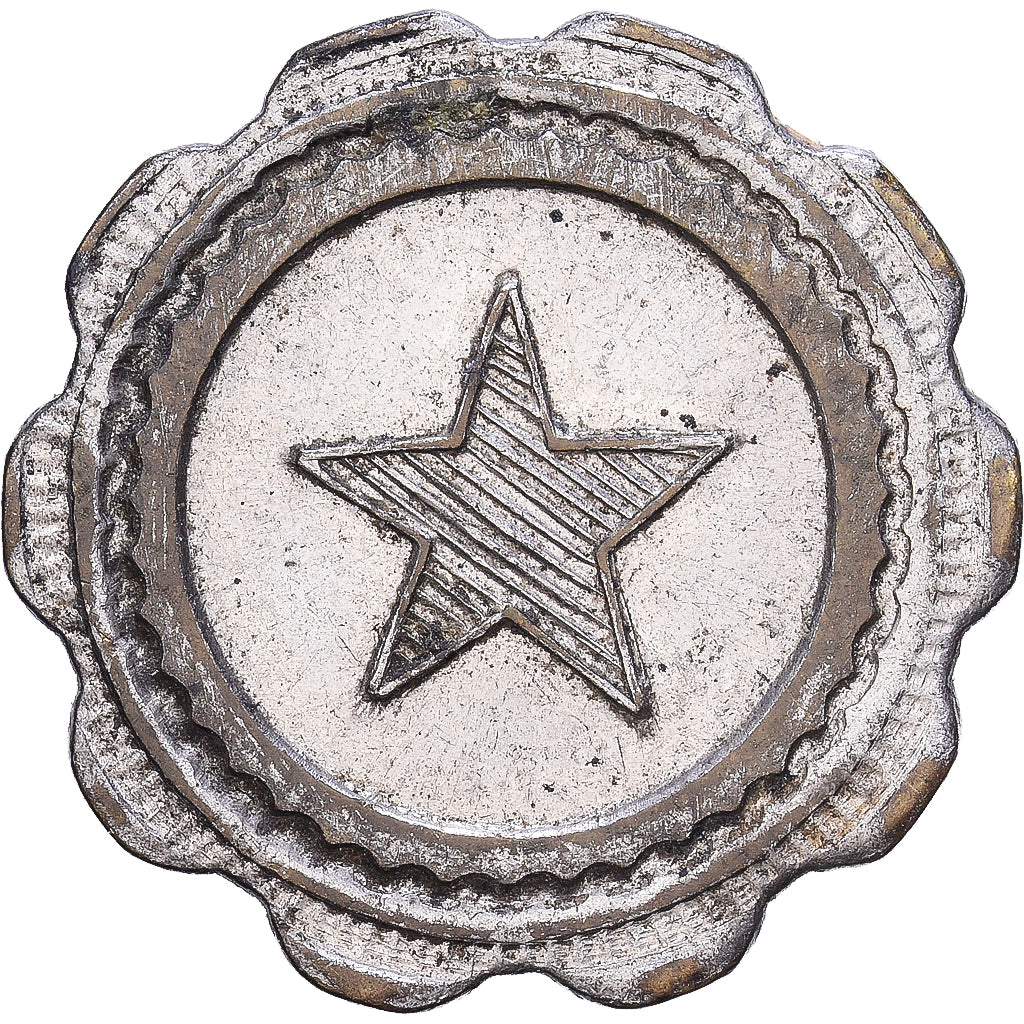 França, A Consommer, 50 Centimes, Etoile, VF(20-25), Métal