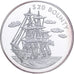 Liberia, 20 Dollars, 2000, Bounty, Plata, FDC