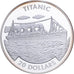 Liberia, 20 Dollars, 2000, Titanic, Silver, MS(65-70)