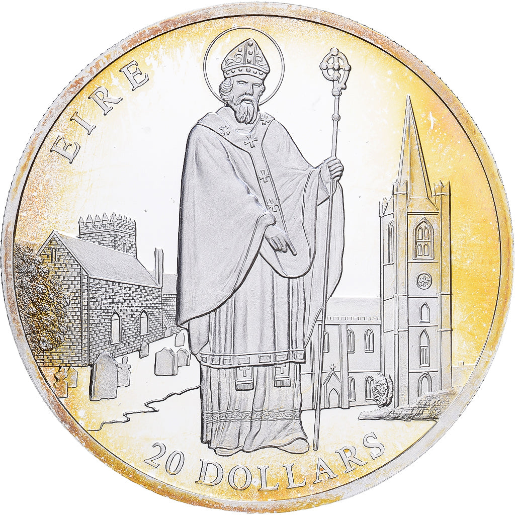 Liberia, 20 Dollars, 2001, Ireland, Silber, STGL