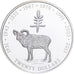 Liberia, 20 Dollars, 2003, Mouflon, Silver, MS(65-70)