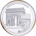 Francja, medal, Monuments de Paris, L'Arc de Triomphe, Miedź platerowana