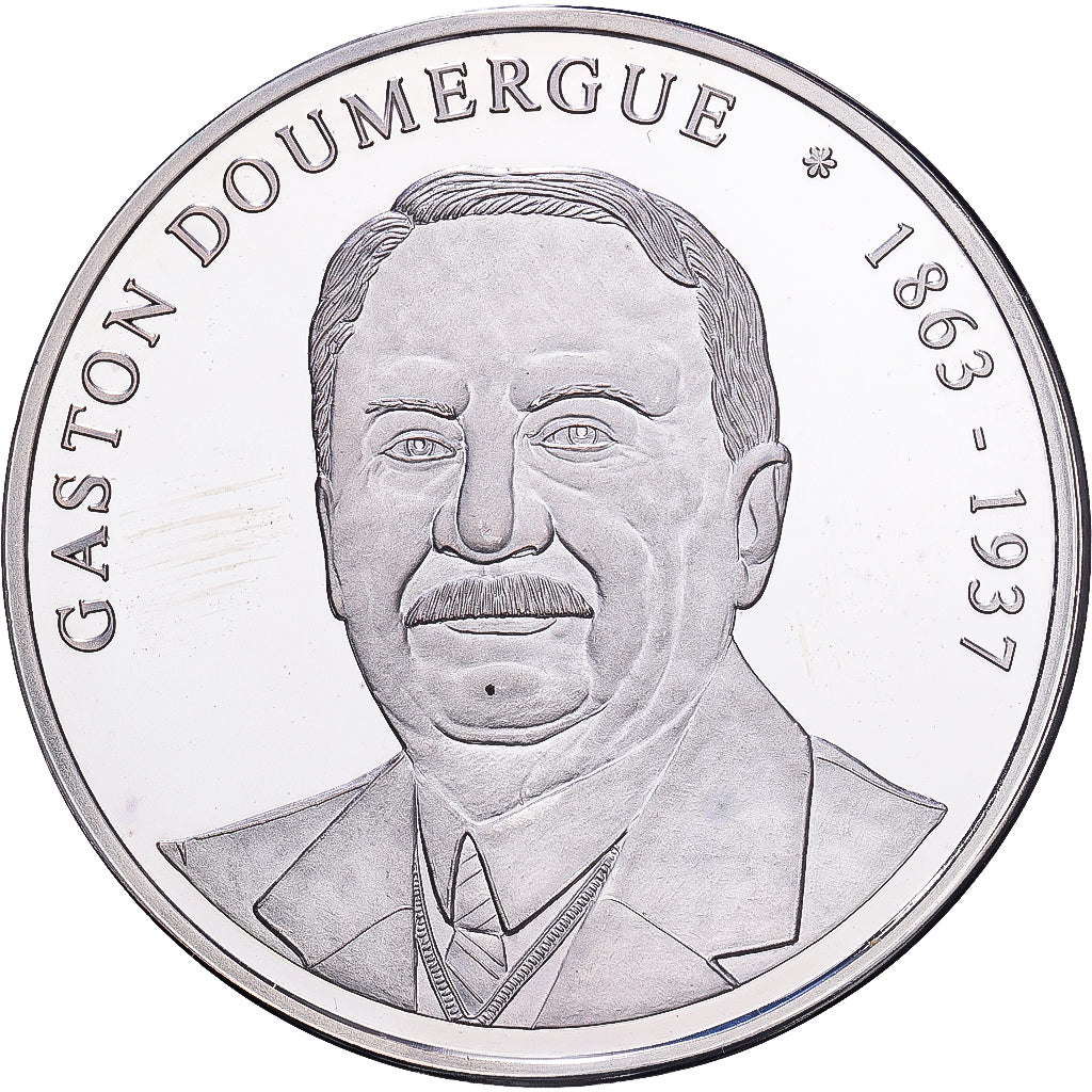 França, medalha, Les Présidents de la République, Gaston Doumergue, Prata